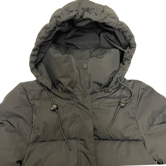 Ripzone puffer parka long Jacket size XS black quilted Winter Jacket - Picture 14 of 15